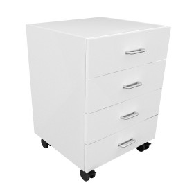 Meuble bas 4 tiroirs sur roulettes largeur 530 mm