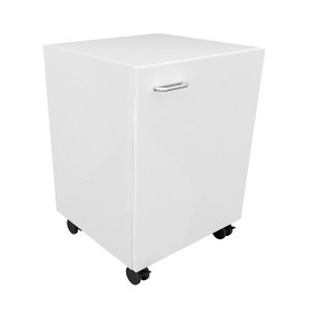 Meuble bas 1 porte battante sur roulettes laboratoire largeur 530 mm