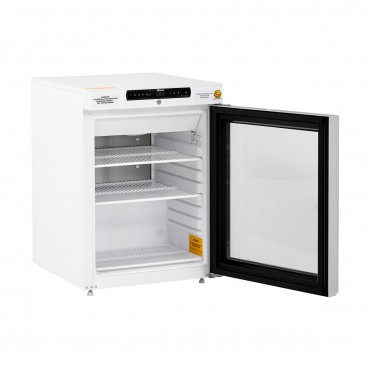 Table top laboratoire positif vitré qualifiable ATEX - GRAM - Porte ouverte